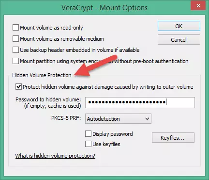VeraCrypt hidden volume