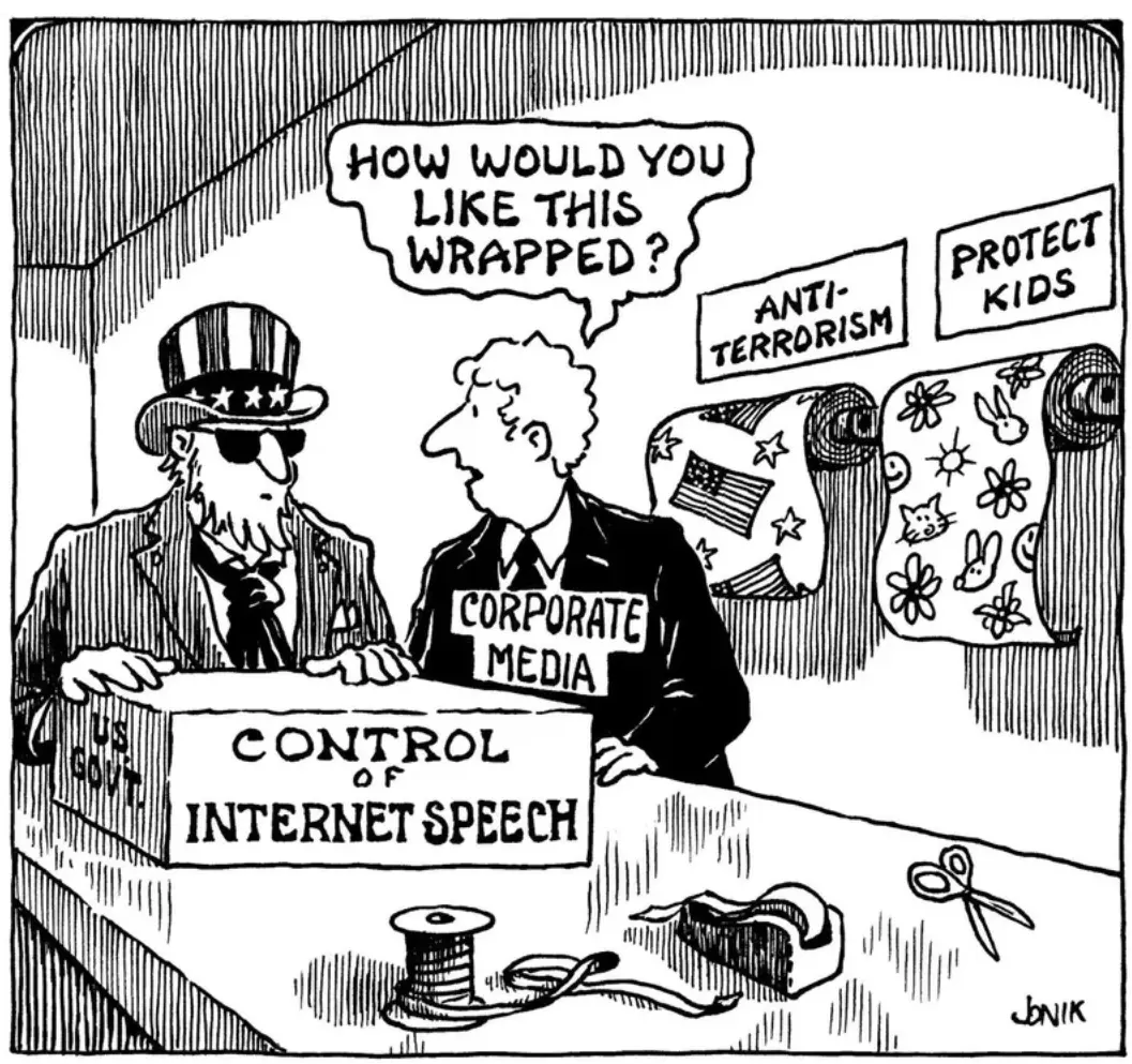 free speech wrapped